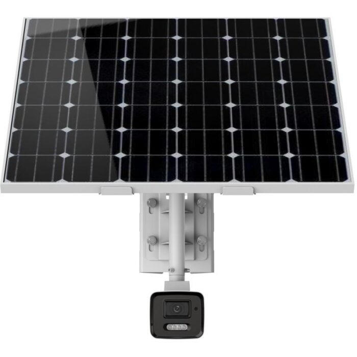 4MP ANPR Bullet Solar Power 4G Network Camera Kit 80 W photovoltaic panel, 360 Wh chargeable lithium battery Clear imaging against strong back light due to 120 dB true WDR technology Focus on human and vehicle targets classification based on deep learning Support battery management, battery display, battery high-low temperature protection, charge-discharge protection, low-battery sleep protection and remote wakeup LTE-TDD/LTE-FDD/WCDMA/GSM 4G wireless network transmission, support Micro SIM card Water and dust resistant (IP66)