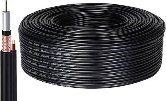 100m RG59 Coaxial with Power Cable pure Copper 100m RG59 Coaxial with Power Cable pure Copper