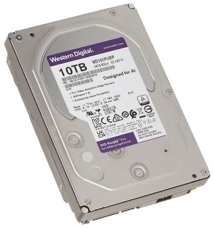 10TB Western Digital Surveillance Hard Disk