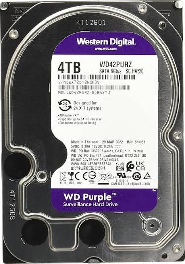 4TB Western Digital Surveillance Disk