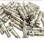 BNC Connector Metallic 100pc pack
