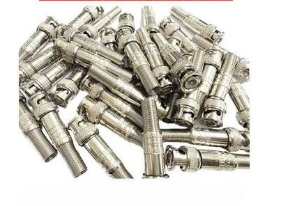 BNC Connector Metallic 100pc pack