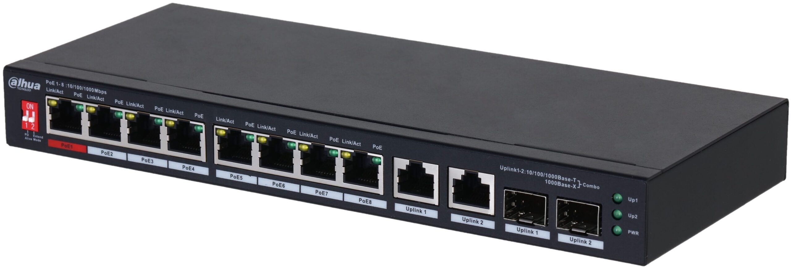 Dahua 8 Port PoE Switch with 2SFP Ports Dahua 8 Port PoE Switch with 2SFP Ports