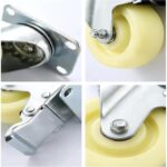 Gate Casters Ivory per pair
