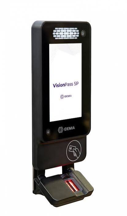 Idemia Vision Pass SP Fingerscan and Facial Recognition Reader