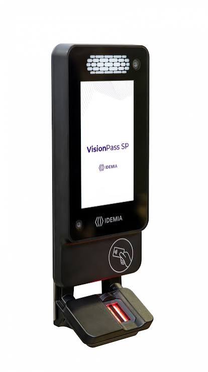 Idemia Vision Pass SP Fingerscan and Facial Recognition Reader Idemia Vision Pass SP Fingerscan and Facial Recognition Reader