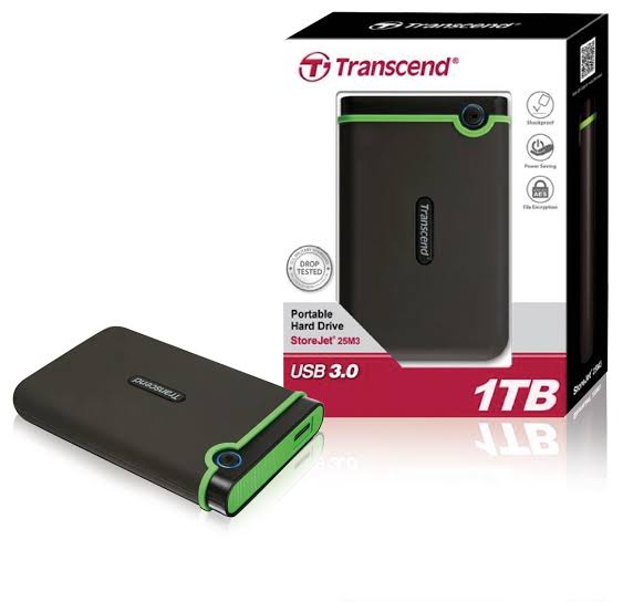 1TB Transcend External HDD