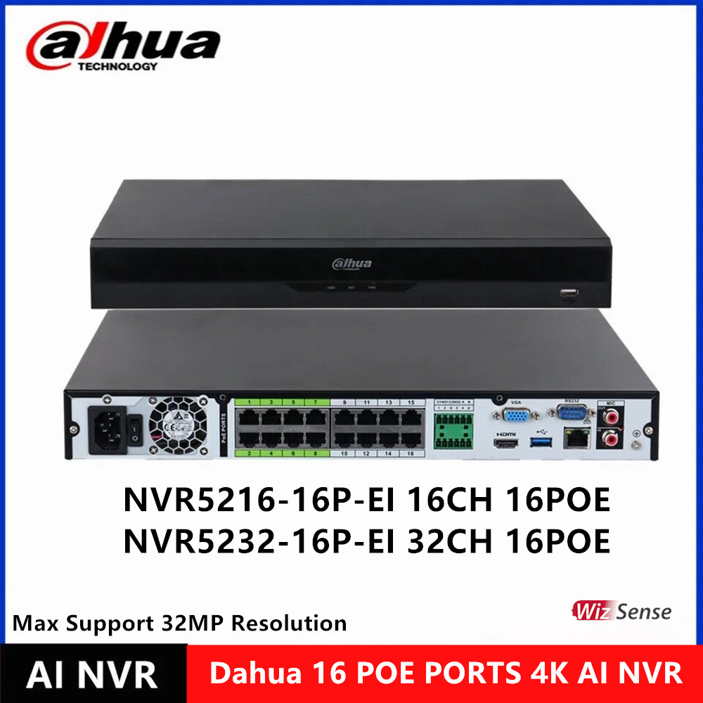 Dahua 16Channel DVR 16PoE DH NVR5216 EI Dahua 16Channel DVR 16PoE DH NVR5216 EI