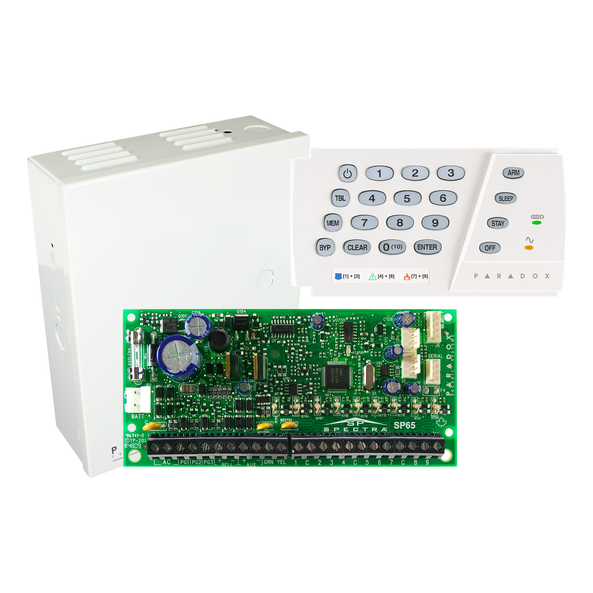 Paradox SP65 Alarm Panel Paradox SP65 Alarm Panel